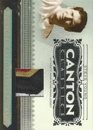 2006 Playoff National Treasures - Canton Classics Materials Prime #CC-SY - Steve Young - San Francisco 49ers