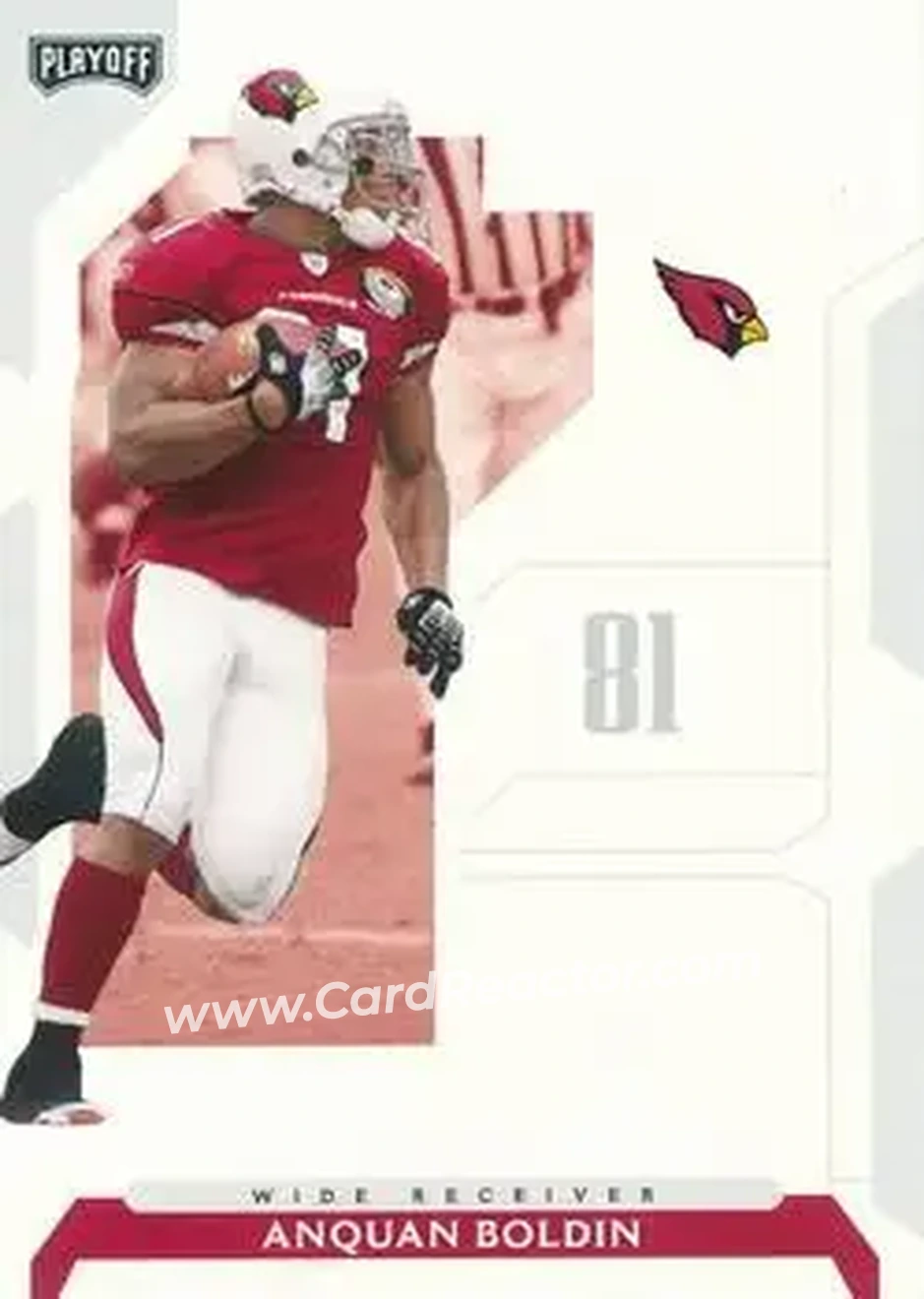 2006 Playoff NFL Playoffs #4 - Anquan Boldin - Arizona Cardinals - Front
