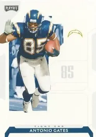 2006 Playoff NFL Playoffs #5 - Antonio Gates - San Diego Chargers