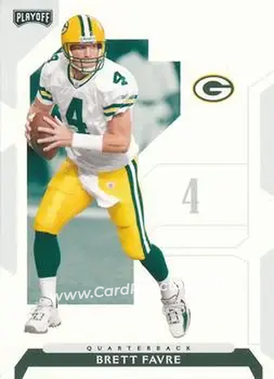 2006 Playoff NFL Playoffs #9 - Brett Favre - Green Bay Packers - Front