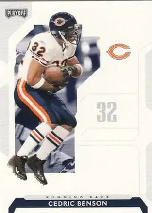 2006 Playoff NFL Playoffs #13 - Cedric Benson - Chicago Bears