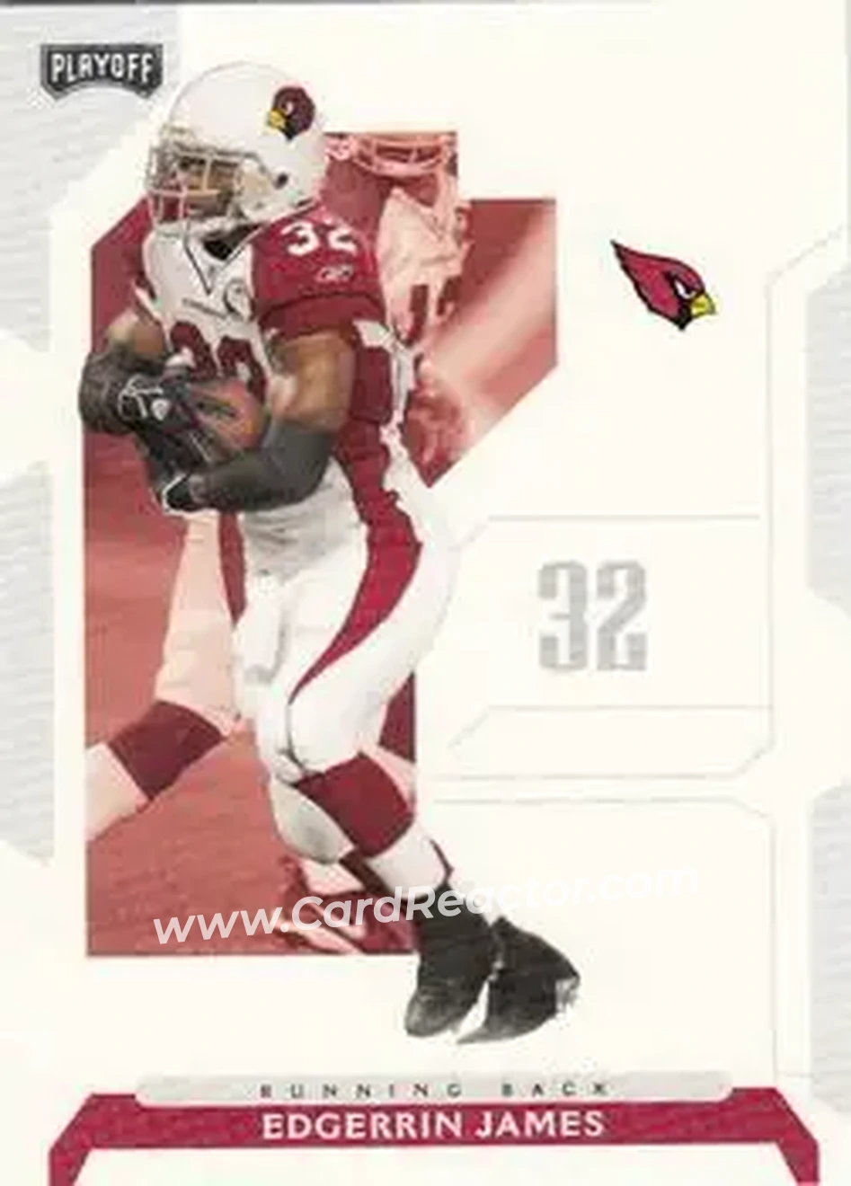 2006 Playoff NFL Playoffs #26 - Edgerrin James - Arizona Cardinals - Front