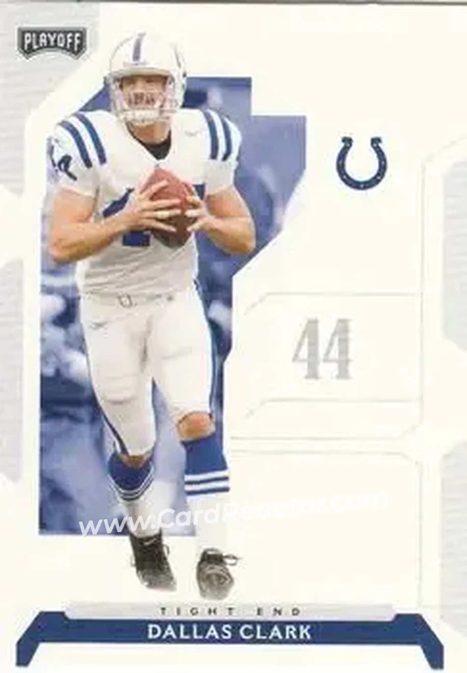 2006 Playoff NFL Playoffs #19 - Dallas Clark - Indianapolis Colts - Front