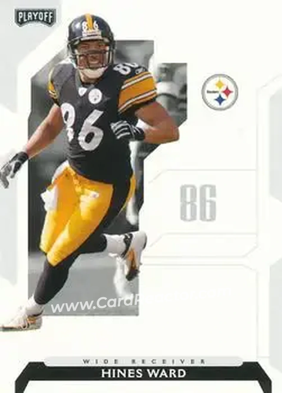 2006 Playoff NFL Playoffs #28 - Hines Ward - Pittsburgh Steelers - Front