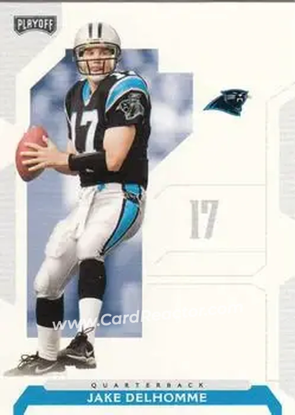 2006 Playoff NFL Playoffs #29 - Jake Delhomme - Carolina Panthers - Front