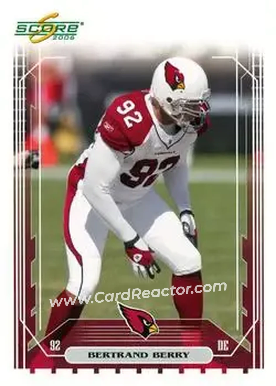 2006 Score #7 - Bertrand Berry - Arizona Cardinals - Front
