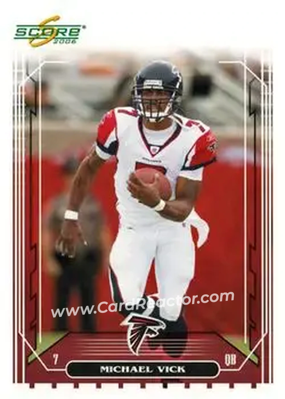 2006 Score #9b - Michael Vick - Atlanta Falcons - Front