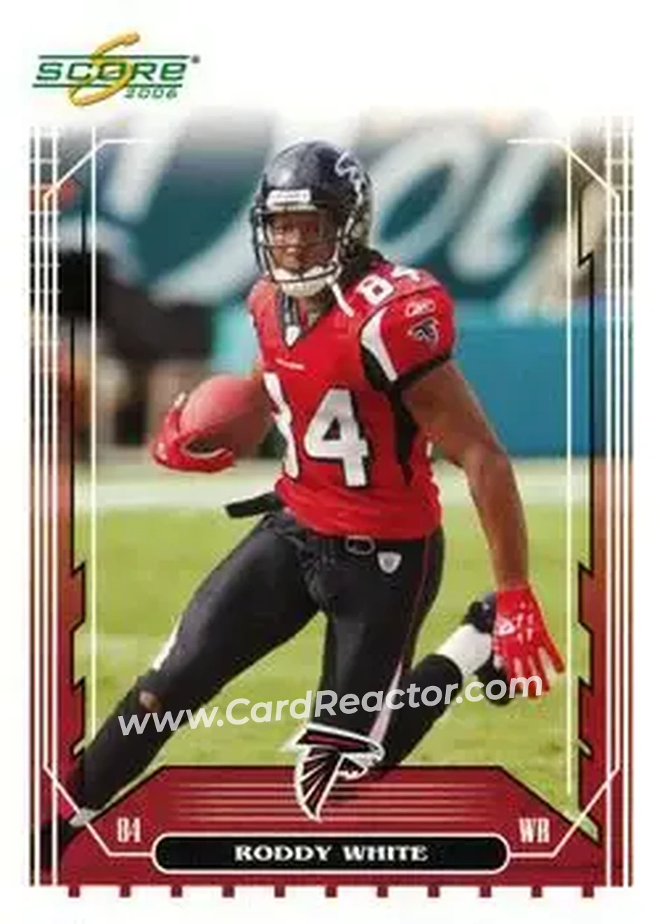 2006 Score #11 - Roddy White - Atlanta Falcons - Front