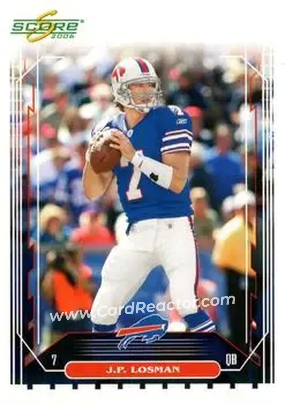 2006 Score #25 - J.P. Losman - Buffalo Bills
