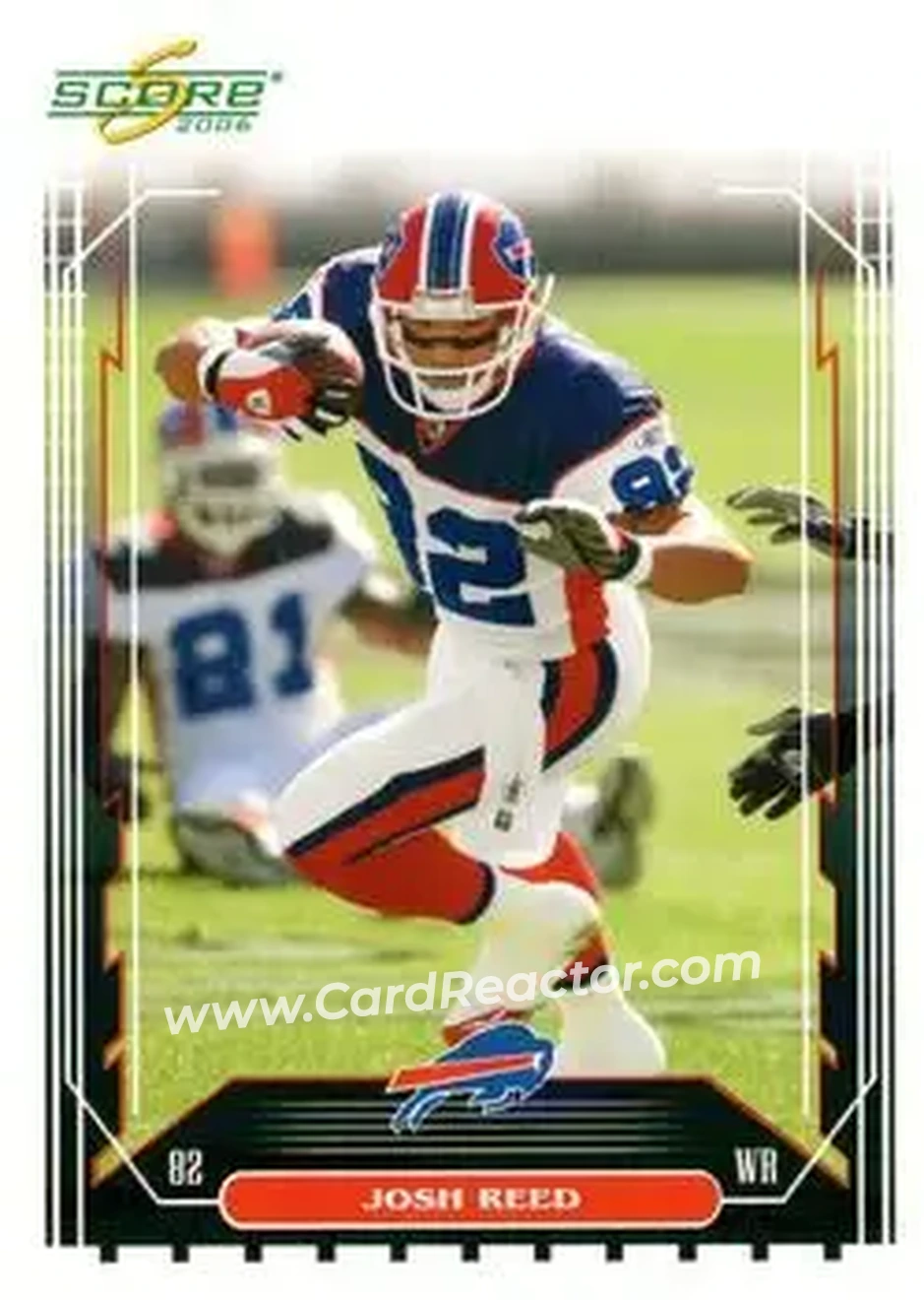 2006 Score #30 - Josh Reed - Buffalo Bills - Front