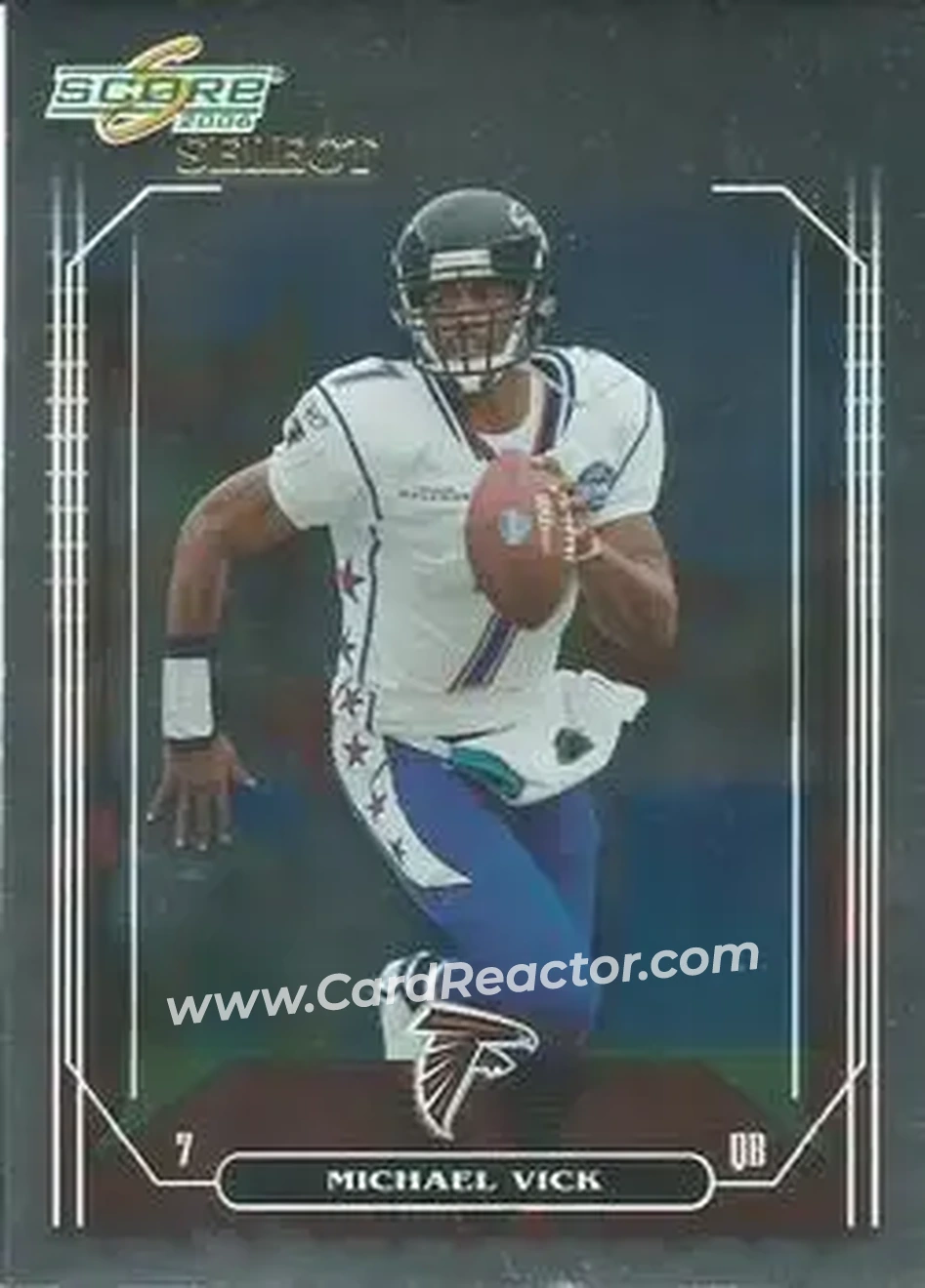 2006 Score Select #9 - Michael Vick - Atlanta Falcons - Front
