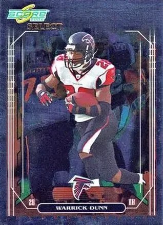 2006 Score Select #10 - Warrick Dunn - Atlanta Falcons