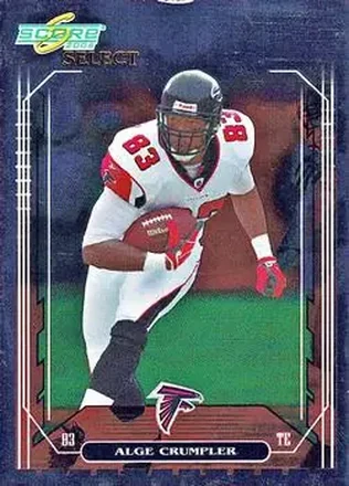 2006 Score Select #12 - Alge Crumpler - Atlanta Falcons