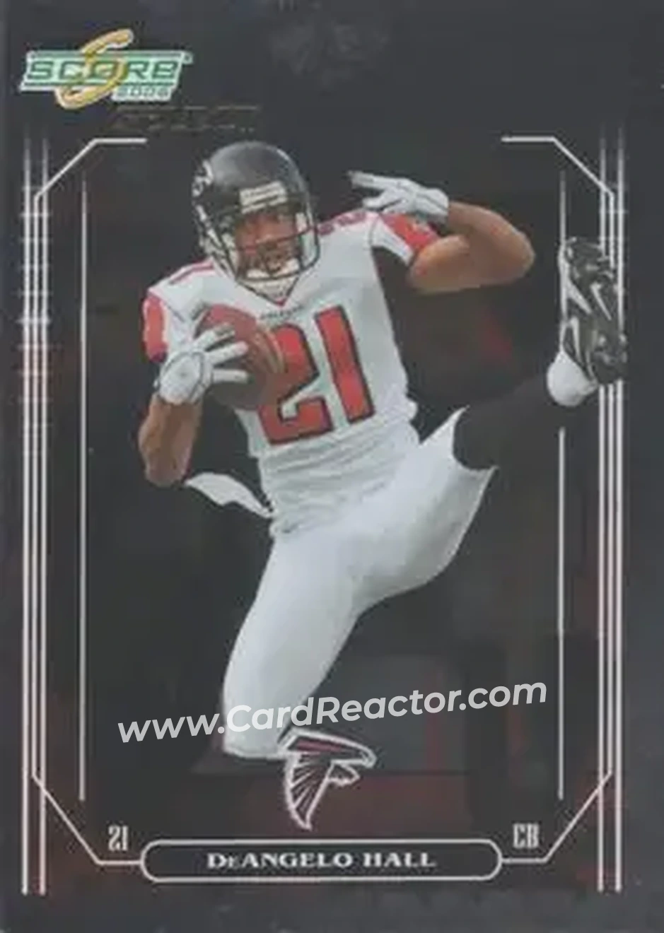 2006 Score Select #15 - DeAngelo Hall - Atlanta Falcons - Front