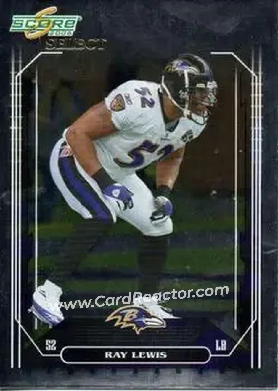 2006 Score Select #23 - Ray Lewis - Baltimore Ravens - Front