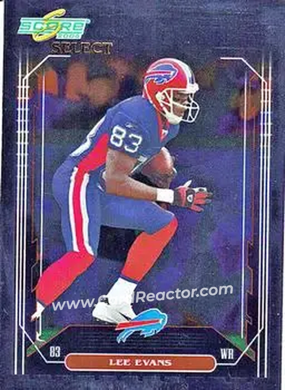 2006 Score Select #27 - Lee Evans - Buffalo Bills - Front