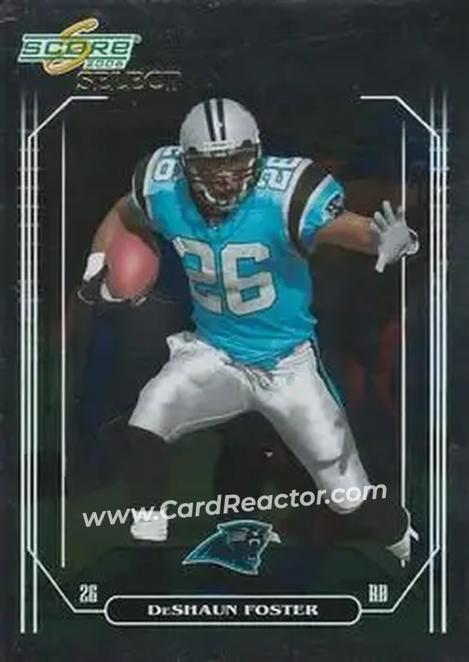 2006 Score Select #33 - DeShaun Foster - Carolina Panthers - Front