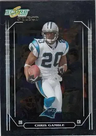 2006 Score Select #37 - Chris Gamble - Carolina Panthers
