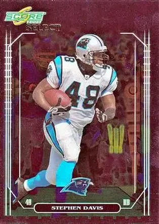 2006 Score Select #38 - Stephen Davis - Carolina Panthers