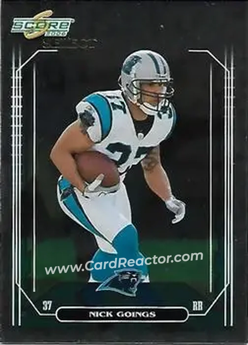2006 Score Select #40 - Nick Goings - Carolina Panthers