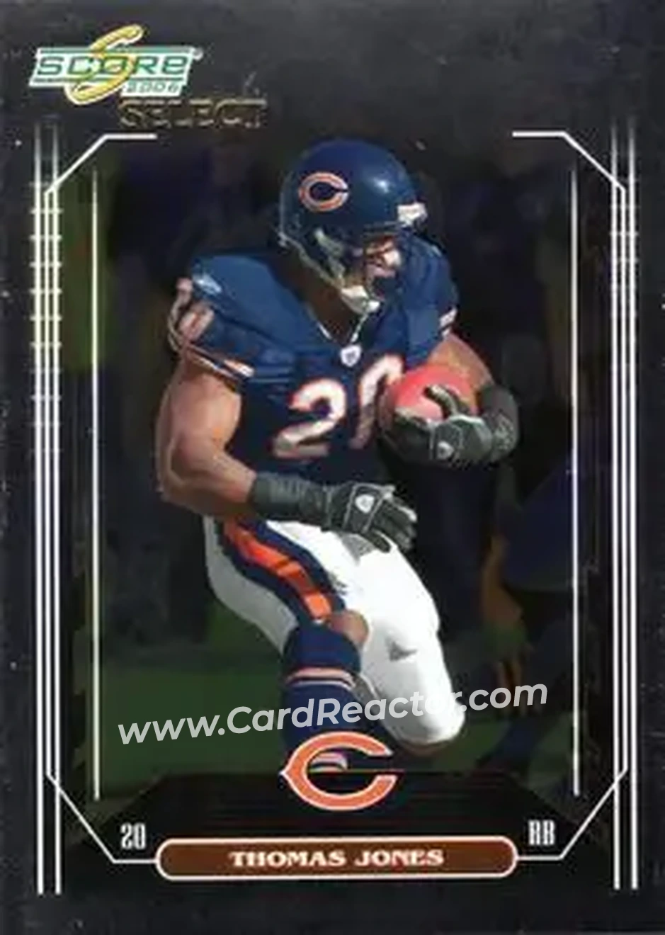 2006 Score Select #43 - Thomas Jones - Chicago Bears - Front
