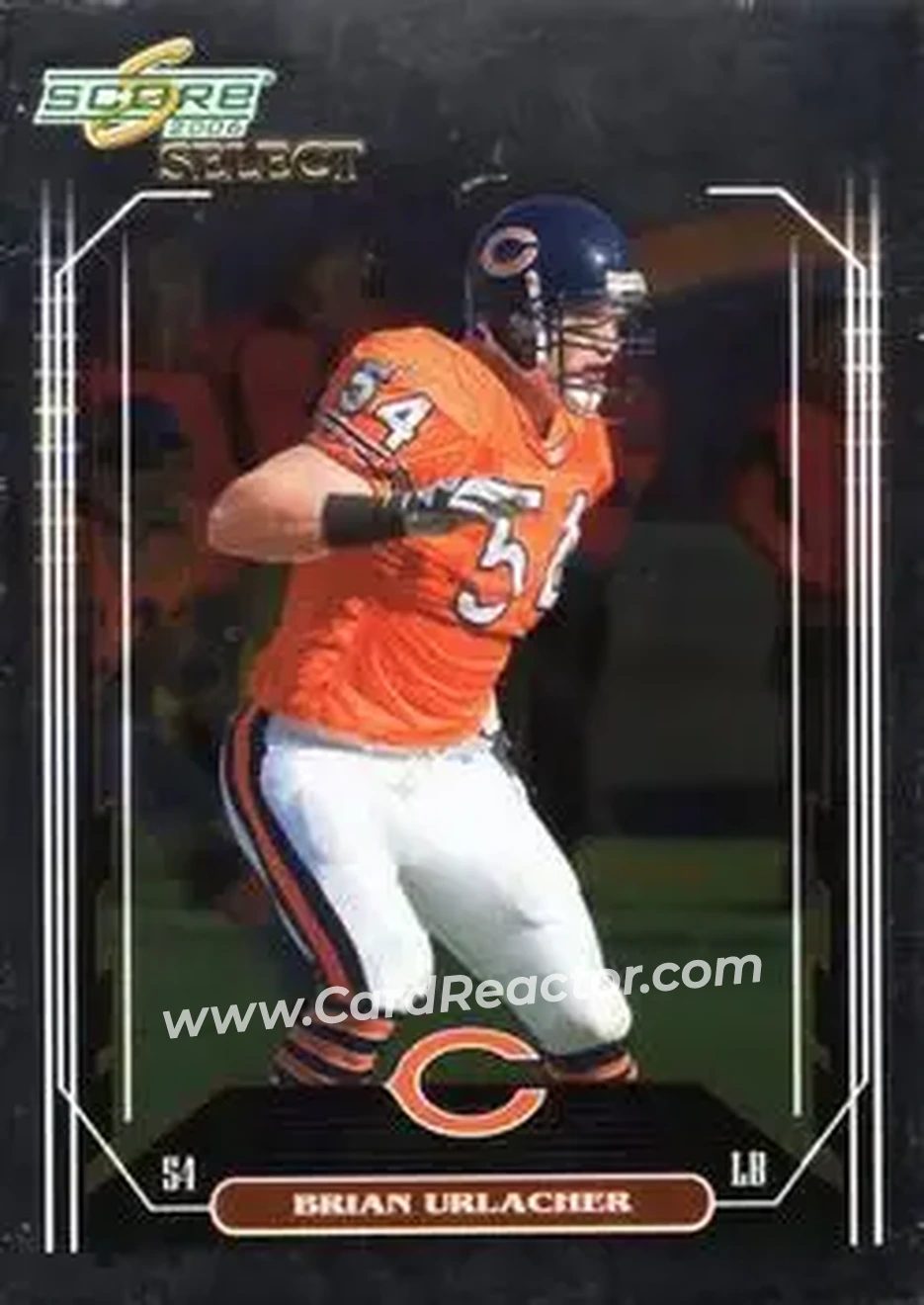 2006 Score Select #46 - Brian Urlacher - Chicago Bears - Front