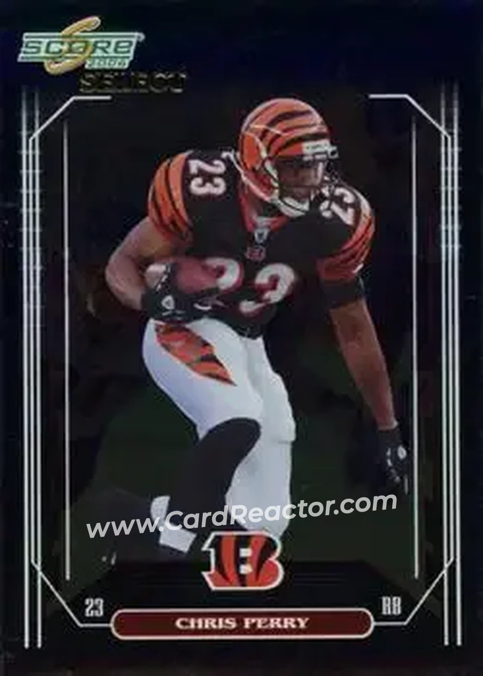 2006 Score Select #58 - Chris Perry - Cincinnati Bengals - Front