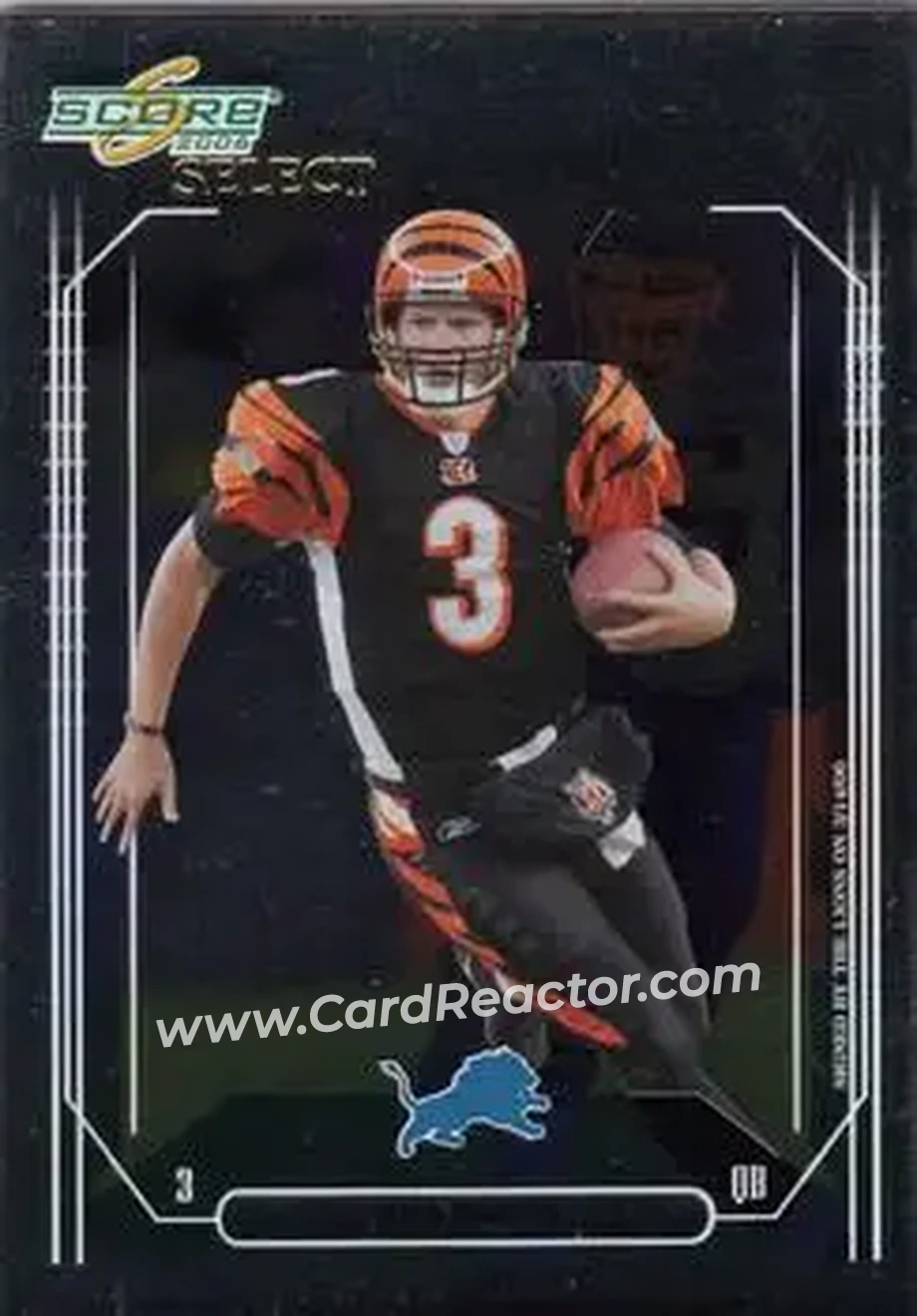 2006 Score Select #59 - Jon Kitna - Detroit Lions - Front