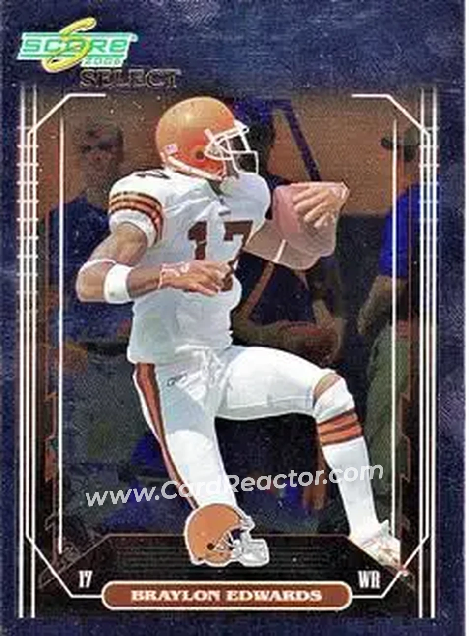 2006 Score Select #63 - Braylon Edwards - Cleveland Browns - Front