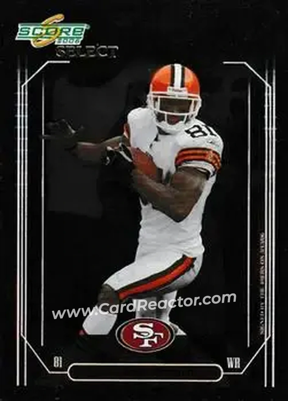 2006 Score Select #65 - Antonio Bryant - San Francisco 49ers - Front