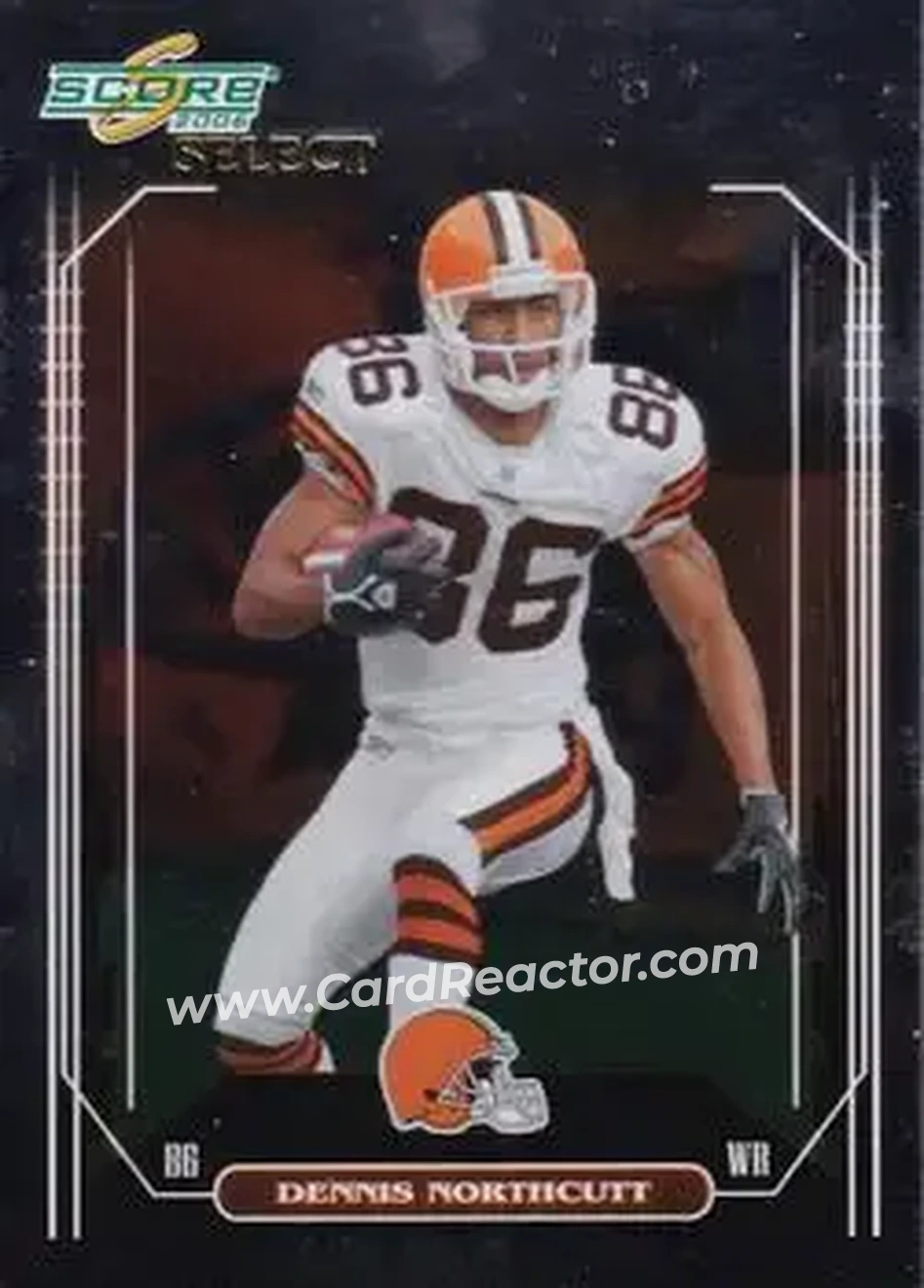 2006 Score Select #67 - Dennis Northcutt - Cleveland Browns - Front