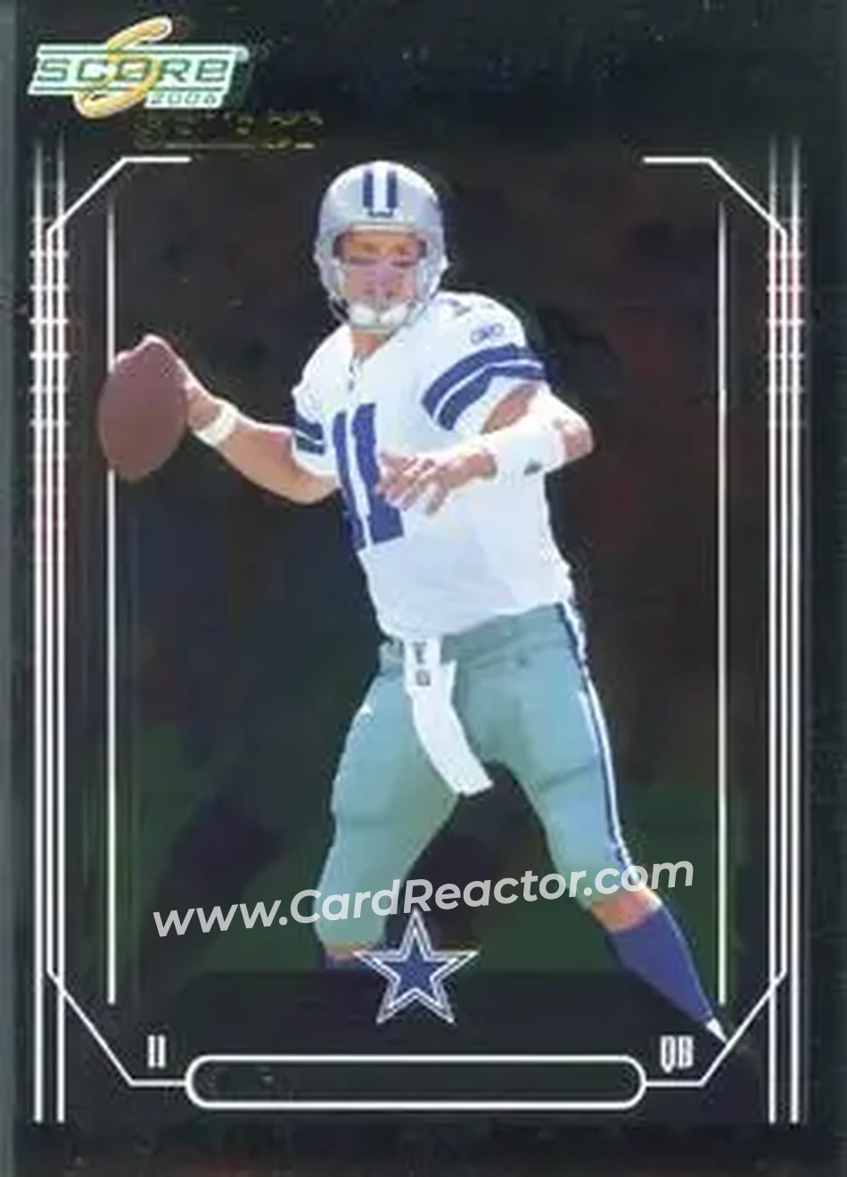 2006 Score Select #68 - Drew Bledsoe - Dallas Cowboys - Front