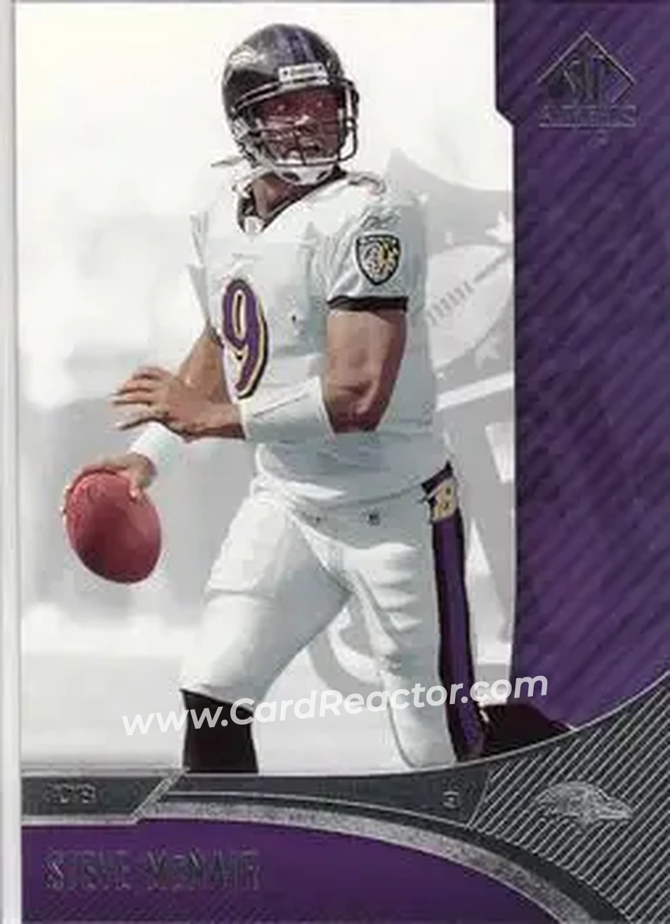2006 SP Authentic #7 - Steve McNair - Baltimore Ravens - Front
