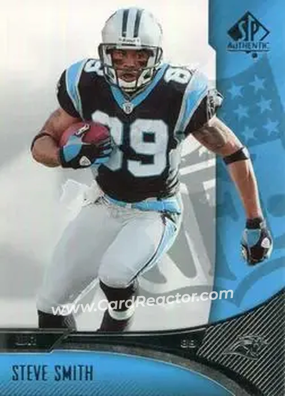 2006 SP Authentic #13 - Steve Smith Sr. - Carolina Panthers - Front