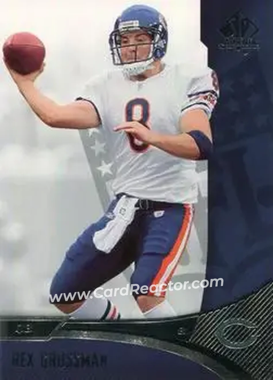 2006 SP Authentic #15 - Rex Grossman - Chicago Bears - Front