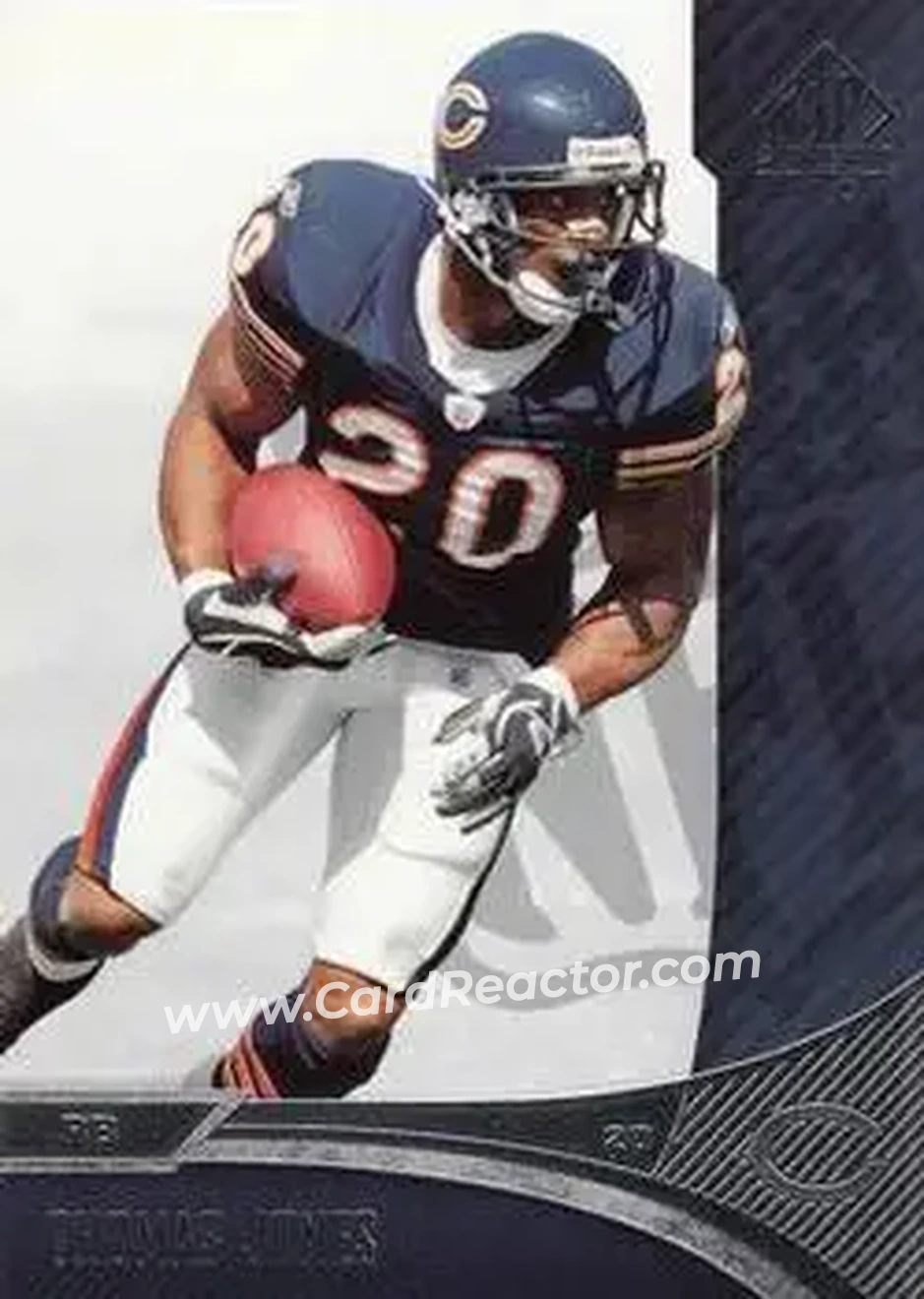 2006 SP Authentic #16 - Thomas Jones - Chicago Bears - Front