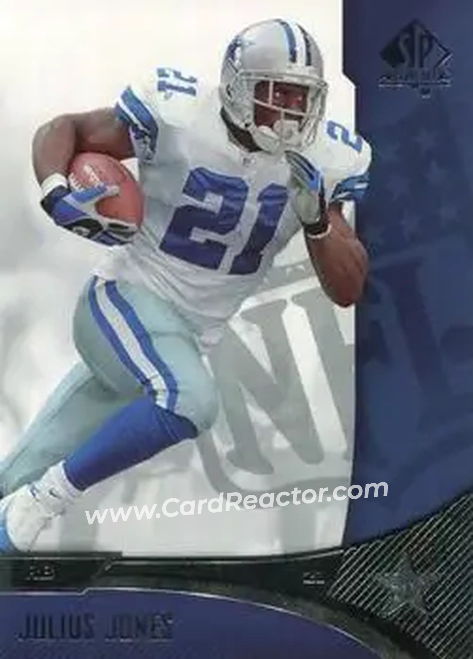 2006 SP Authentic #26 - Julius Jones - Dallas Cowboys - Front