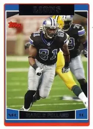 2006 Topps #4 - Marcus Pollard - Detroit Lions