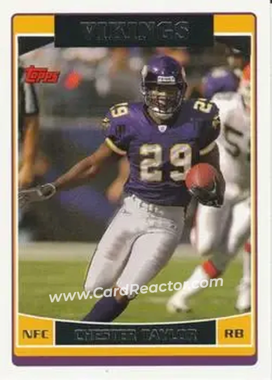 2006 Topps #11 - Chester Taylor - Minnesota Vikings - Front