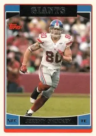 2006 Topps #13 - Jeremy Shockey - New York Giants