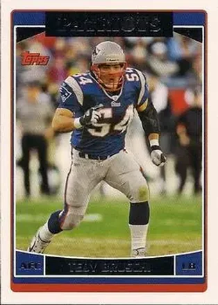 2006 Topps #14 - Tedy Bruschi - New England Patriots