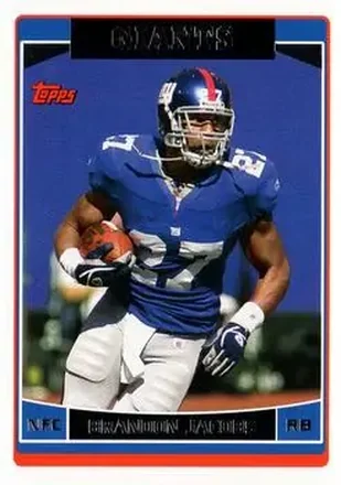 2006 Topps #22 - Brandon Jacobs - New York Giants