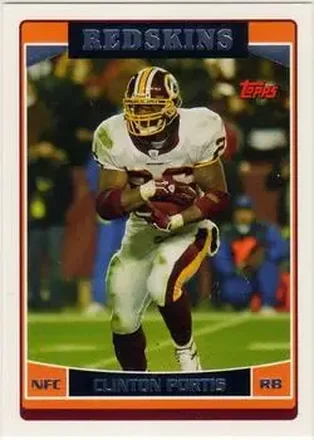 2006 Topps #26 - Clinton Portis - Washington Redskins