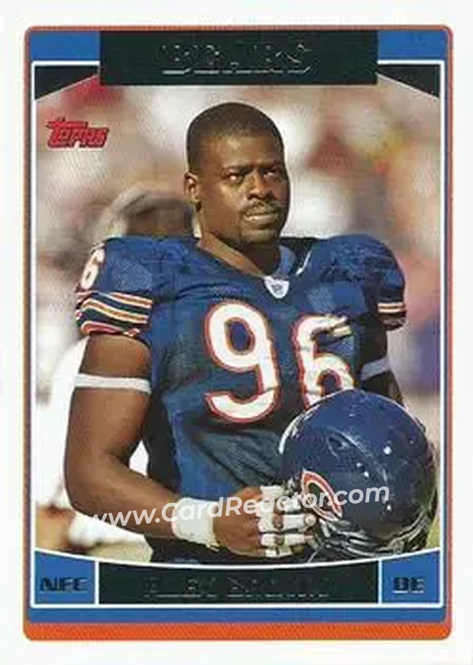 2006 Topps #27 - Alex Brown - Chicago Bears - Front
