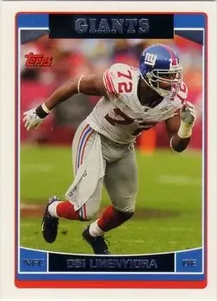 2006 Topps #28 - Osi Umenyiora - New York Giants