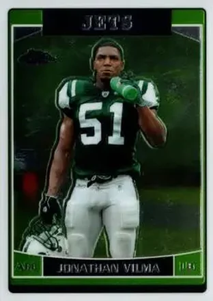 2006 Topps Chrome #1 - Jonathan Vilma - New York Jets