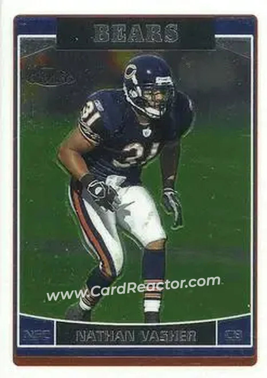 2006 Topps Chrome #4 - Nathan Vasher - Chicago Bears