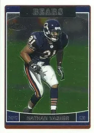2006 Topps Chrome #4 - Nathan Vasher - Chicago Bears
