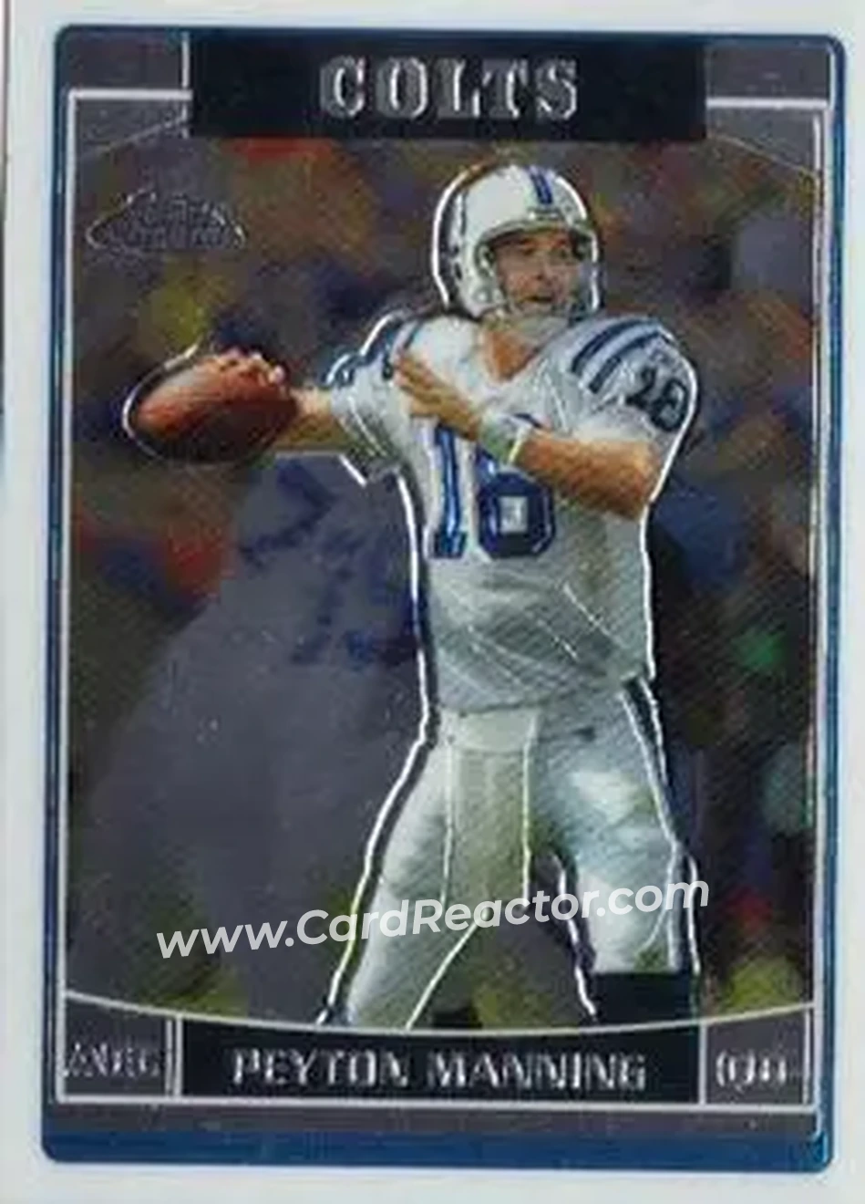 2006 Topps Chrome #8 - Peyton Manning - Indianapolis Colts - Front