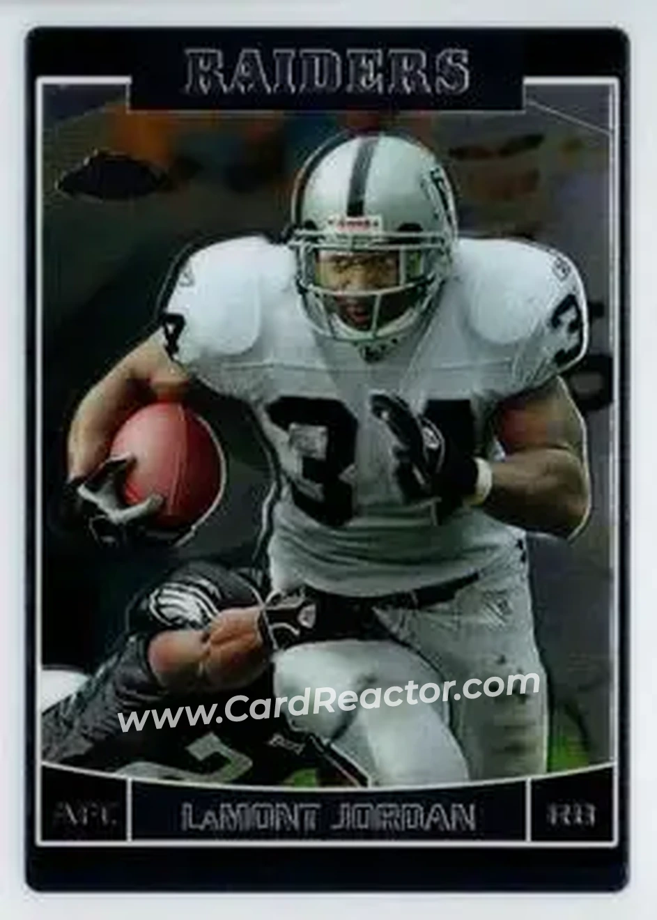 2006 Topps Chrome #9 - LaMont Jordan - Oakland Raiders - Front
